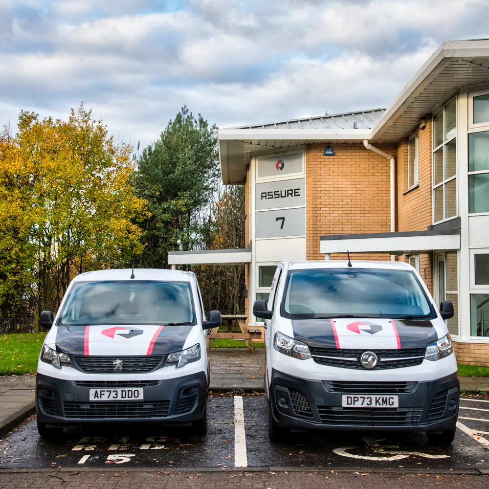 Assure Contracts - Building Contractors in Scotland - Vans office head quarters